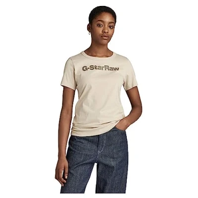 Abbildung von G Star Graphic SLIM Tshirt print, Damen, Größe: Medium, Spray green