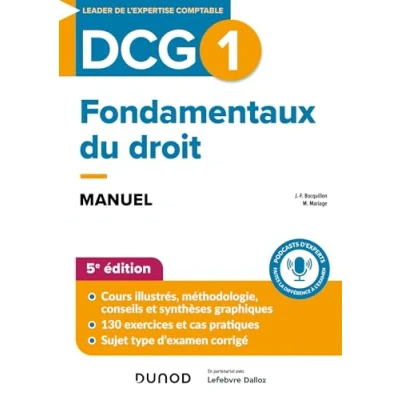 Abbildung von DCG 1 Fondamentaux du droit Manuel 5e éd.