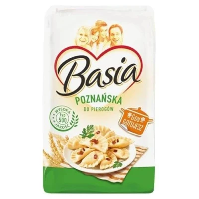 Abbildung von Weizen Mehl Weizenmehl Basia Poznanska Maka Typ 500 1 kg