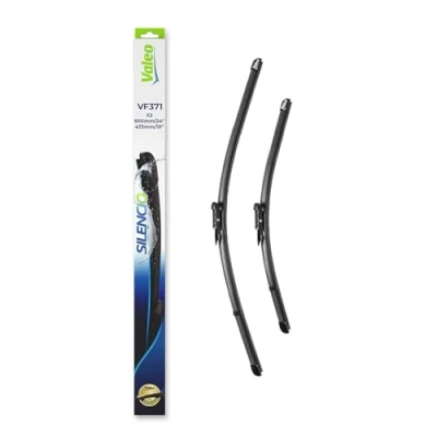 Abbildung von Scheibenwischer Valeo Silencio X.trm, Flat Blade Set 574471 vorne Rahmenlos mit Spoiler für Rechtslenker Top Lock BMW: 3 Limousine, Touring
