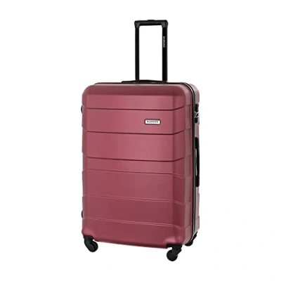 Abbildung von BARRENS Handgepäck Koffer Trolleys 55x40x20 cm Reisekoffer Hartschalenkoffer Cabin Size Suitcase Carry On Luggage Kabinenkoffer mit 4 Rädern Zahlenschloss Teleskopgriff Groß und Leicht (Burgund)