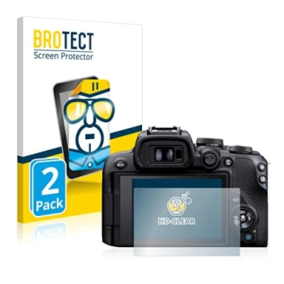 Abbildung von BROTECT (2 Stück Schutzfolie für Canon EOS R10 Displayschutz Folie Ultra Klar