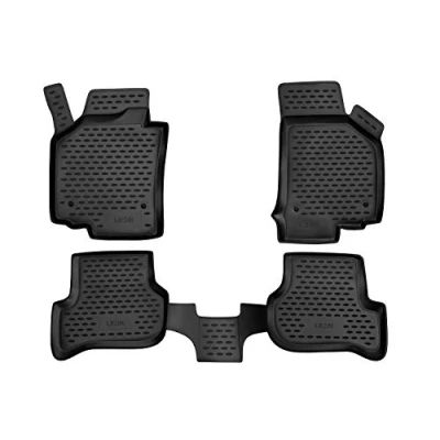 Abbildung von Element Passgenaue Premium Antirutsch Gummi Fußmatten SEAT Leon
