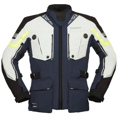 Abbildung von Modeka Motorradjacke Panamericana II blau / hellgrau L