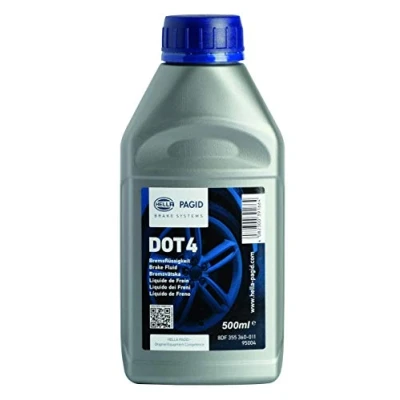 Abbildung von HELLA DOT 4 8DF 355 360 011 Bremsflüssigkeit 500 VOLKSWAGEN: Transporter 5 Kastenwagen, Caddy 3 Scirocco III, BMW: Limousine, Touring