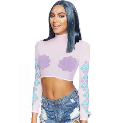 Abbildung von LegAvenue Damen Mermaid Kostüme, Multicolor, M