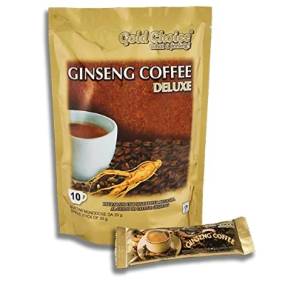 Abbildung von Ginseng Coffee Deluxe Löslicher Kaffee mit 10 Sticks à 20g