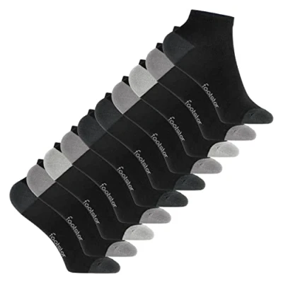 Abbildung von Footstar Kurzsocken Kinder Baumwoll Kurzschaft Socken (10 Paar) Ferse Spitze