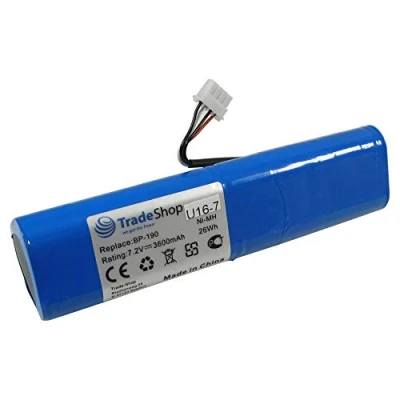 Abbildung von Trade Shop NI MH Werkzeug Akku 7,2V 3600mAh ersetzt BP190 BP 190 B11432 B 11432 für Scopemeter Fluke 190M 192 192B 196 196B 196C 199 199B 199C 215 215C S 225 225C C