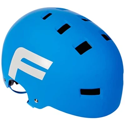 Abbildung von FISCHER BMX Fahrradhelm, Radhelm, Dirt Bike Helm Wings, L/XL, 58 61cm, blau weiß, TÜV geprüft