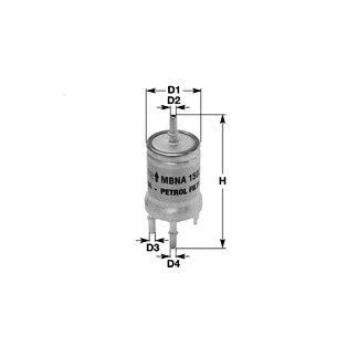 Abbildung von Kraftstofffilter CLEAN FILTERS MBNA1556