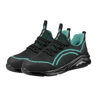 Abbildung von Neo TOOLS Sicherheitsschuhe Arbeitsschuhe Herren Damen Leicht Stahlkappenschuhe Atmungsaktiv mit Stahlkappe rutschfest Air O1 SR Schwarz blau 39 47 EU