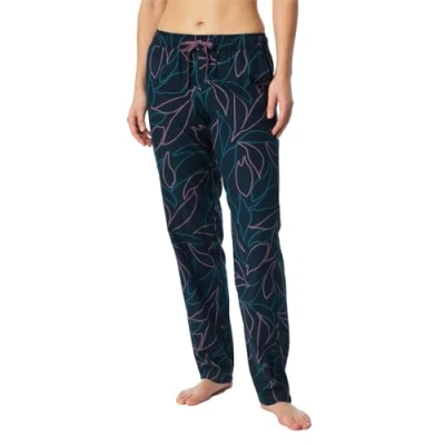 Abbildung von Schiesser MIX Relax Nachtwäsche Hose, Damen, Größe: 34, Dunkelblau lila