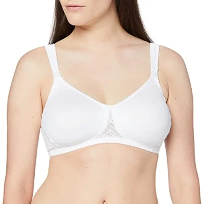 Abbildung von Anita Basic Stillbh Nursing BRA Triangel BH, Damen, Größe: 105E, Weiß