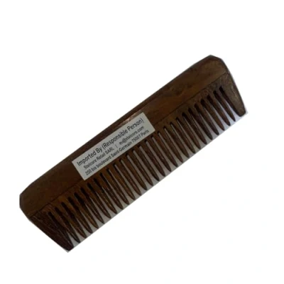 Abbildung von SVATV Handgefertigter Rosewood/Palisander Kamm zum Entwirren des Haarkamms für dickes, lockiges und welliges Haar, nicht statisch umweltfreundlich S 16