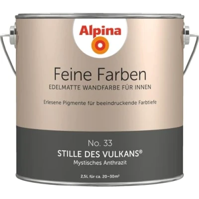 Abbildung von *Alpina* Wand und Deckenfarbe Feine Farben 2,5 L No.33 STILLE DES VULKANS