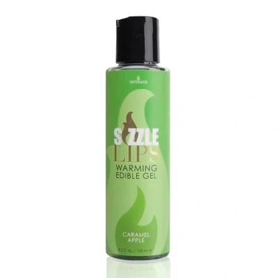 Abbildung von Sensuva Sizzle Lips Warming Edible Gel Caramel Apple 125 ml (1 BO XXXTOYS)