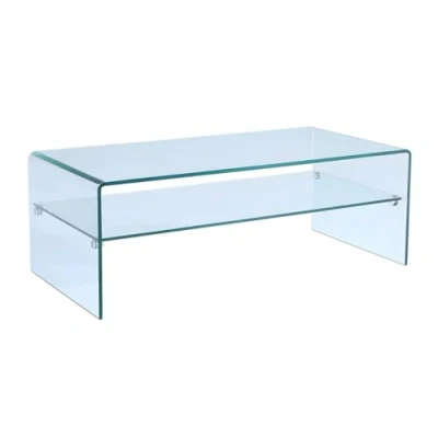 Abbildung von Vente unique Couchtisch Glas STILEOS