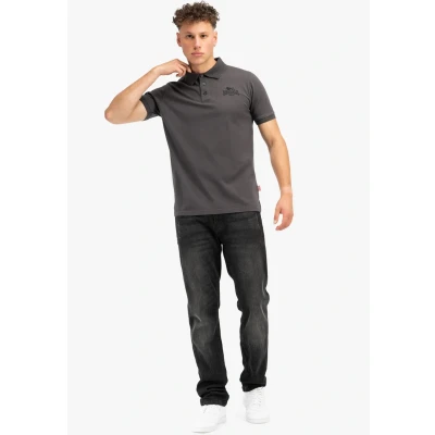 Abbildung von Lonsdale Herren Poloshirt Normale Passform LAMBSTON Anthracite/Black L