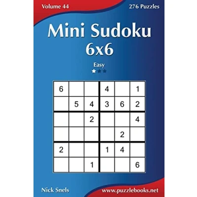 Abbildung von Mini Sudoku 6x6 Easy Volume 44 276 Puzzles