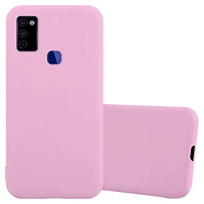 Abbildung von Cadorabo Hülle kompatibel mit Samsung Galaxy M51 US Version Schutzhülle TPU Silikon Case Candy Design Slim Kratzfest Weiche Gummi Rundumschutz für in Rosa