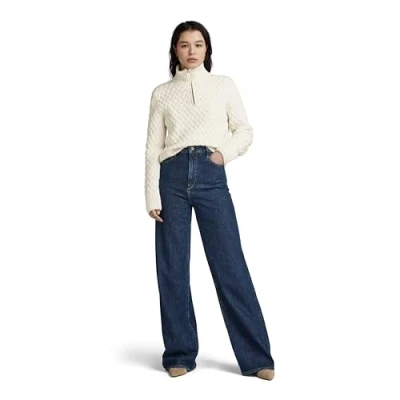 Abbildung von G Star Chunky Skipper Strickpullover, Damen, Größe: XL, Eggnog