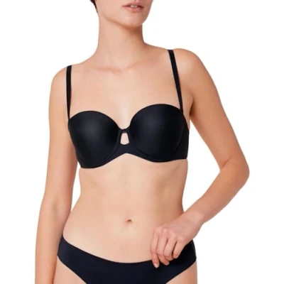 Abbildung von Triumph PURE Bügel BH, Damen, Größe: 90A, Black
