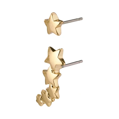 Abbildung von Pilgrim SET Ohrringe goldcoloured, Damen, Größe: One Size, Gold coloured