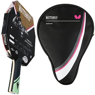 Abbildung von Butterfly 1x Dimitrij Ovtcharov Gold Tischtennisschläger + Hülle Drive Case
