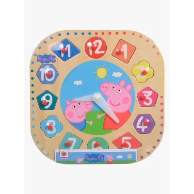 Abbildung von Peppa Wutz Puzzle Uhr, 25 cm