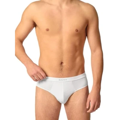 Abbildung von SKINY Herren Cotton Fresh 080980 Slip, White, M