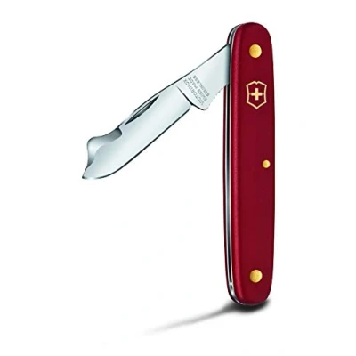 Abbildung von Victorinox, Okuliermesser Kombi S, Garten Taschenmesser, Gärtner und Floristen, Klinge, spitz, Rindenlöser, rot