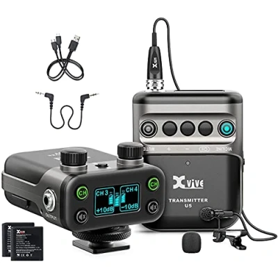Abbildung von XVIVE U5 LAVALIER Digitales drahtloses System für DSLR oder Broadcast Kamera