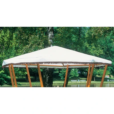 Abbildung von Promadino Ersatzdach für Pavillon &quot;Rosenheim&quot;, weiß