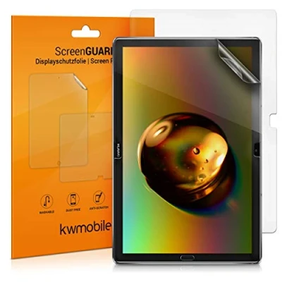 Abbildung von kwmobile 2X Tablet Schutzfolie kompatibel mit Huawei MediaPad M5 Lite 10 Folie Full Screen Protector Displayfolie entspiegelt