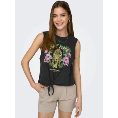 Abbildung von ONLY Rundhalsshirt &quot;ONLLUCY LIFE S/L KNOT EAGLE TOP BOX JRS&quot;