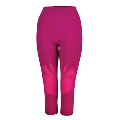 Abbildung von Dare 2b Leggings, 3/4 Länge, erste Schicht technisch in The Zone Base Layer Damen, Active Pink/Schwarz, FR (Größe Hersteller: XS)