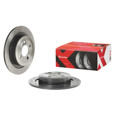 Abbildung von BREMBO 08.C307.1X Bremsscheibe 280 10 4 voll, gelocht beschichtet hochgekohlt MINI: Clubman, Coupe, Schrägheck