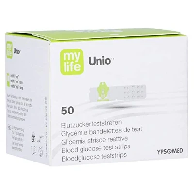 Abbildung von Mylife Unio Blutzucker Teststreifen 50 St