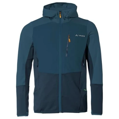 Abbildung von Vaude Herren Mens Monviso Hooded Grid Fleece Jacket, Dark Sea, L EU