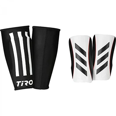 Abbildung von Adidas Unisex Adult TIRO SG LGE Shin Guards, White/Black/Black/solar red, XL