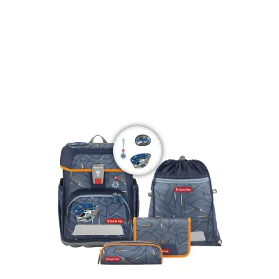 Abbildung von Step by SET Schulranzen für Kinder, Größe: One Size, Helicopter
