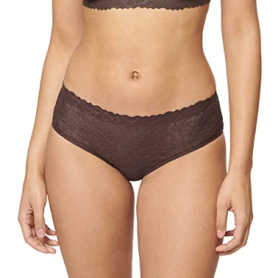 Abbildung von Sloggi FEEL LACE Hipster Slip, Damen, Größe: Large, Ebony brown