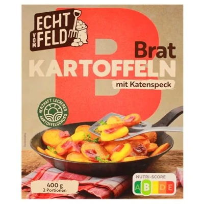 Abbildung von Echt vom Feld Brat Kartoffeln mit Katenspeck, 10er Pack (10 x 400g)
