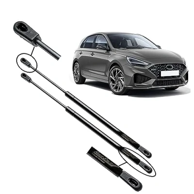 Abbildung von Ramor Strutz 2x Gasfeder Dämpfer Heckklappe Kompatibel mit Hyundai i30 2 Fließheck + Coupe 2011 2018. Gasdruckfeder Heckklappendämpfer Ersatz für 81770A6000 und Andere.