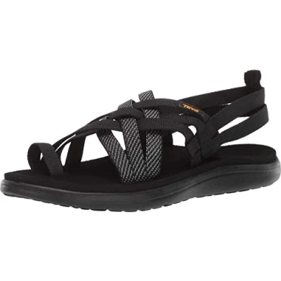 Abbildung von Teva Voya Strappy Womens Sandalen, Schwarz (Hera Black Hbk), 36 EU
