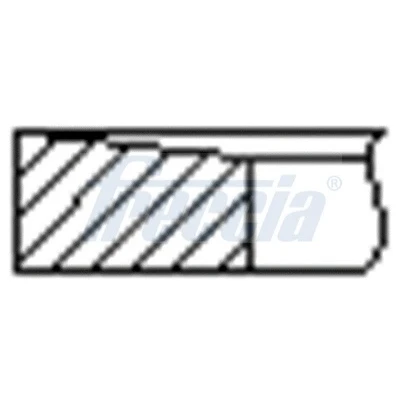 Abbildung von FRECCIA FR10 382300 Kolbenringsatz 80 RENAULT: Megane 3 Schrägheck, SCENIC