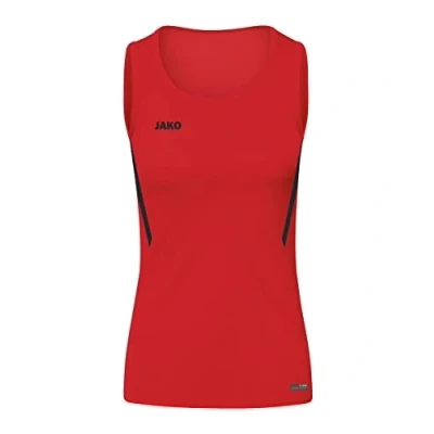 Abbildung von JAKO Damen Tanktop Challenge, Rot/Schwarz, 34