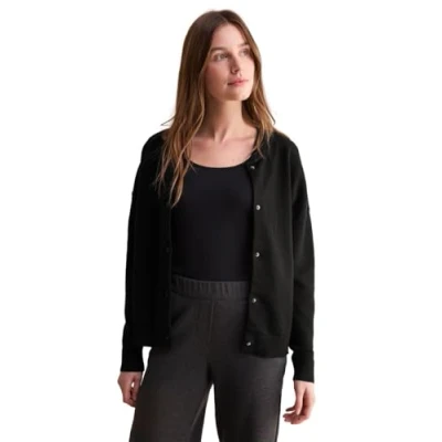 Abbildung von Cecil College Strickjacke, Damen, Größe: Medium, Schwarz