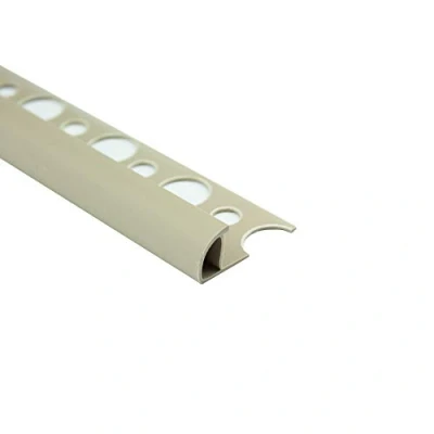 Abbildung von 10x PVC Viertelkreis Fliesenschiene Fliesenprofil Kunststoff L270cm 10mm Bahama